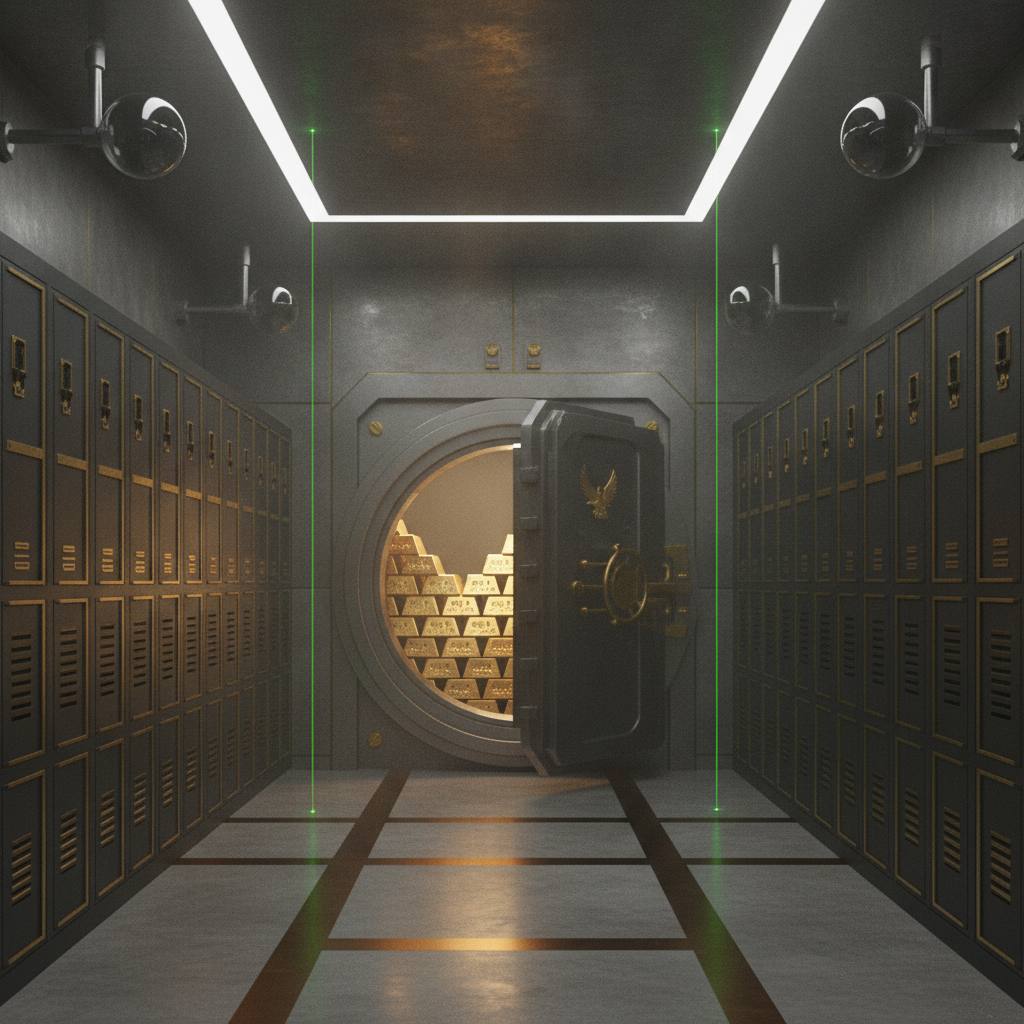 Published image of a bullion storage area